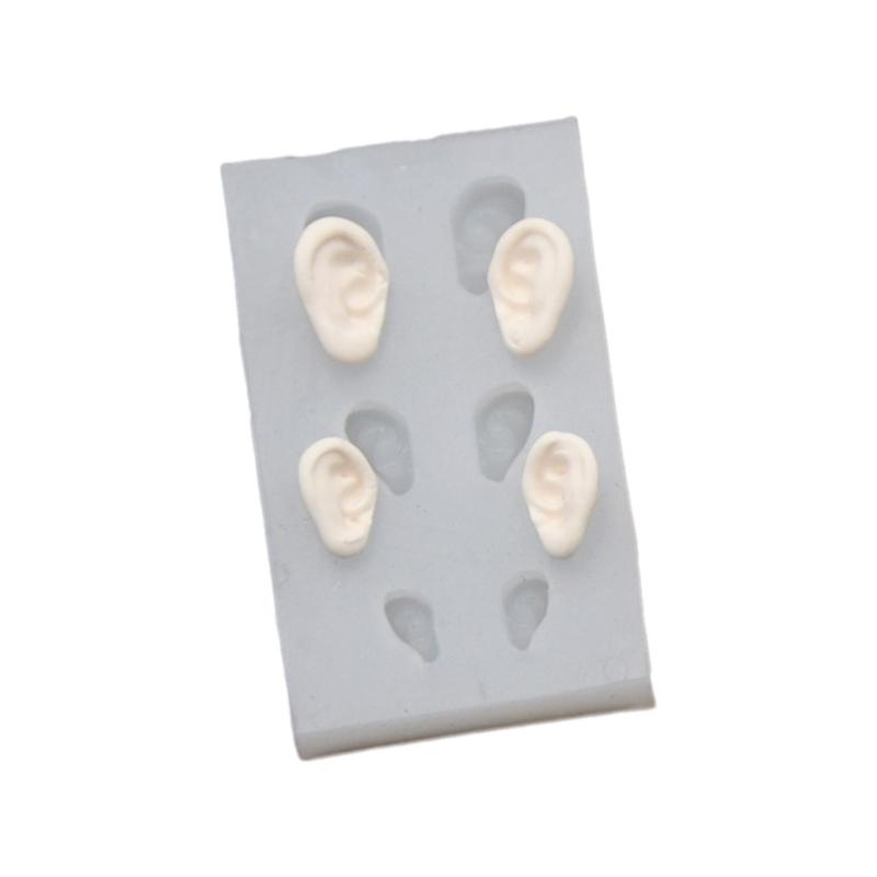 Universal Use Fondant Molds Delicate Ear ShapesDecor Crafting Versatile Silicone Mold for Your Cakes Cupcakes Dessert