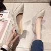 Niche design temperament pointed single shoes 2025 new autumn Internet celebrity explosion French celebrity stiletto high heels