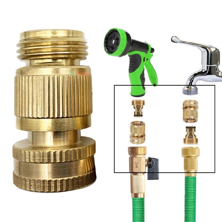 Brass Garden Hose Fittings Connector Adapter Brass Female Faucet Leader Couplers