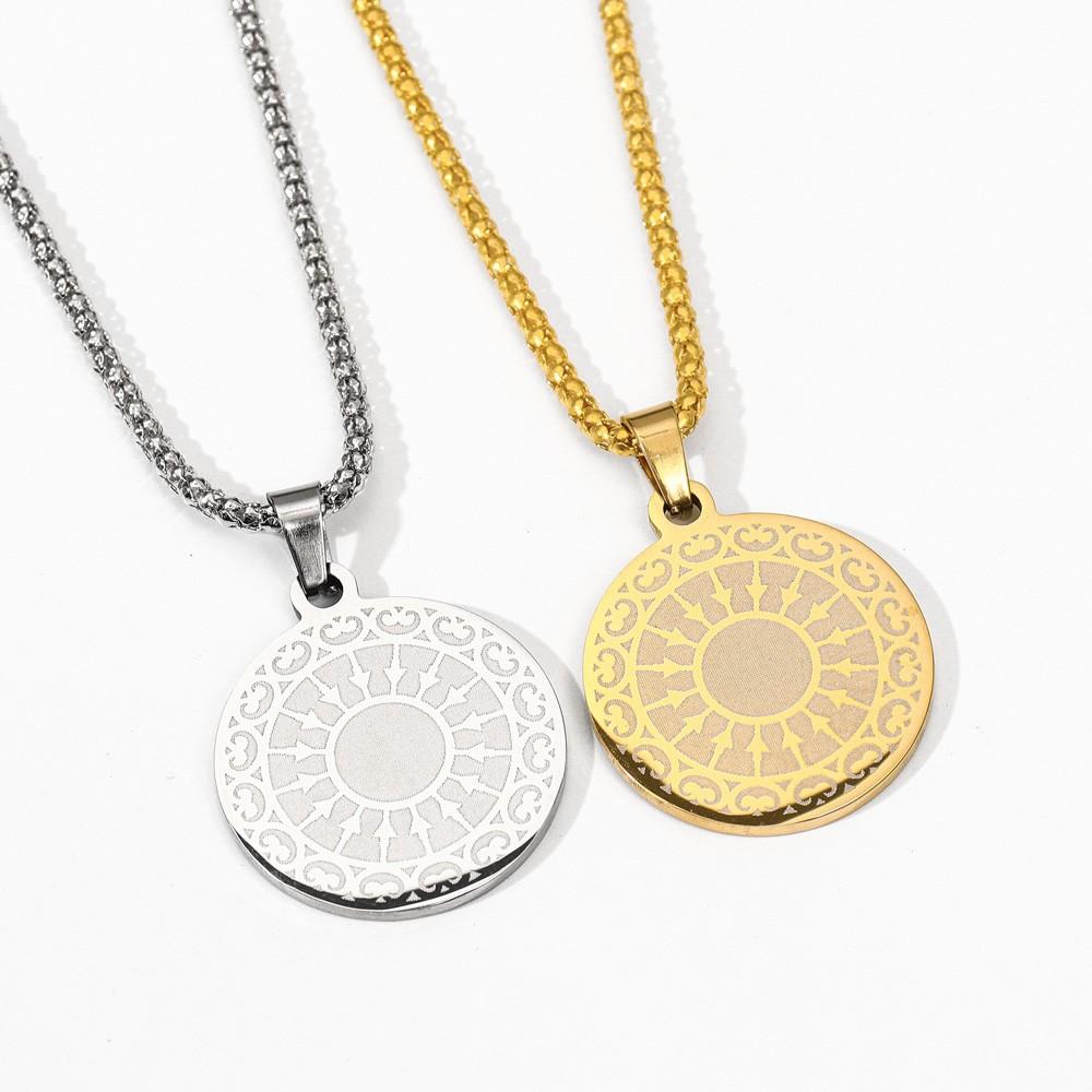 Plated Mandala Necklace Plated Mandala Necklace Mandala Pendant Pendant Necklace