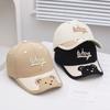 Adjustable Flat Brim Hat Cartoon Bear Baseball Cap Hip Hop Duck Tongue Hat Children
