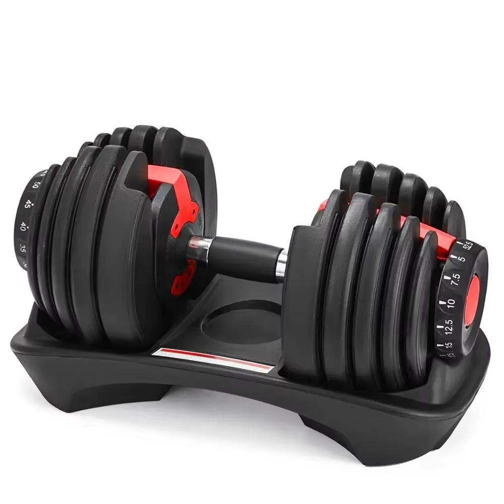 Verstelbare Halter 24/40KG 52.5/90LBS Fitnessapparatuur Training Armspieren Halter SET Verstelbaar Thuis Trainen