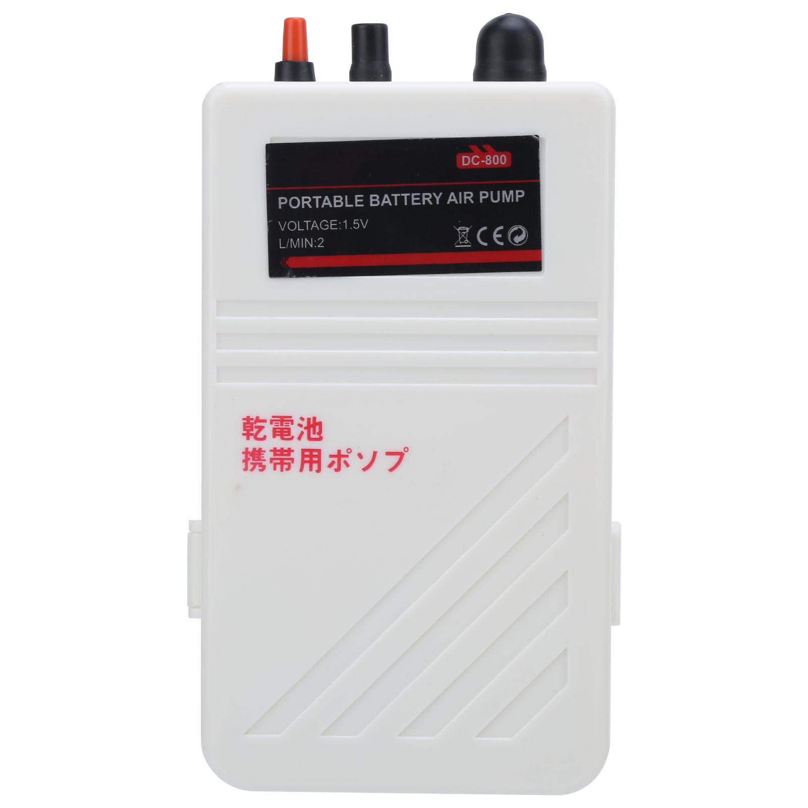 Aquarium Air Pump Portable Electric Emergency Battery Oxygen Pump 1.5V for Fishing