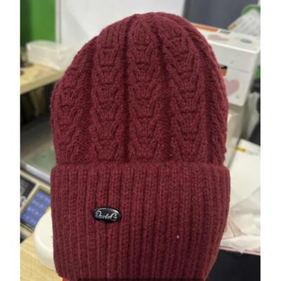 Women's /Winter Wool Hat, Fleece-lined, Thick, Warm, Ear-covering Knitted Pullover