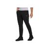 Adidas Three Stripe Logo Print Long Fitness Pants Men Pants Black HC0647