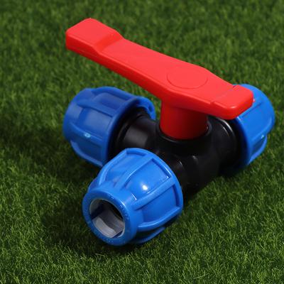 Garden 20/25/32MM PE 3-Way Ball Valve Tube Tap Water Splitter Plastic Quick Valve Connector Irrigation Water Pipe Fittings