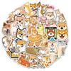 50 Animal Cute Pet Collection Shiba Inu Husky Corgi Suitcase Stickers Waterproof Graffiti Stickers