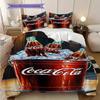 Cocacola Set Klassischer Stil Dreiteiliges Set 1 Bettbezug 2 Kissenbezug Ohne Füllung Bettwäscheset Weich Und Bequem