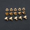 30Pcs Brass Misting Nozzles with O Rings Leak Proof Brass Atomization Nozzles Dust Control Mist Sprinkler for Outdoor Cooling