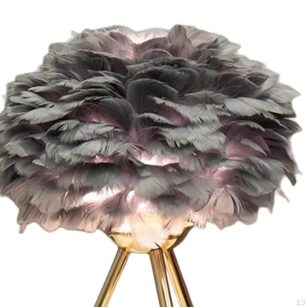 Modern USB Table Lamp, LED Night Lampshade Desk Lighting Metal Crafts Decorative Bedside Lamp for