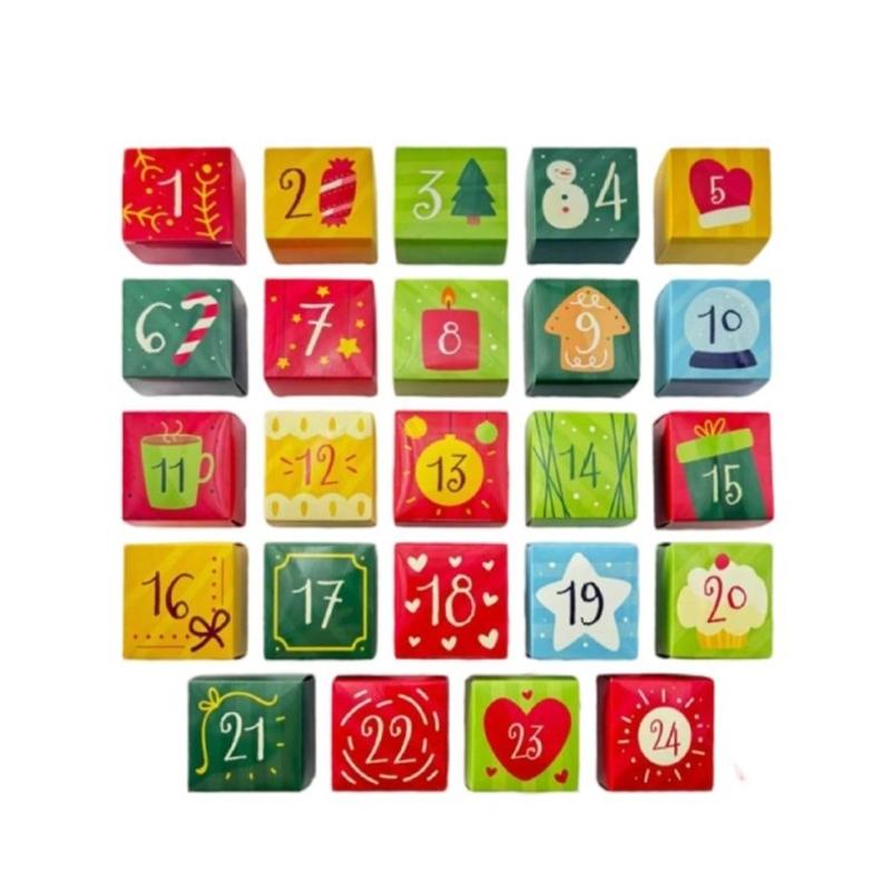

Handmade Advent Calendars Ornament Children Craft Set User Friendly Christmas Tree Decors Christmas Craft Supplies 1