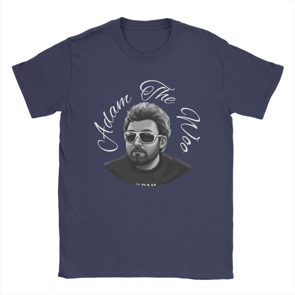 Harajuku TShirt Beach Adam The Woo Vintage Novelty TShirts Cotton Tee Shirt for Mens Y2K Casual Loose Short Sleeve Clothes