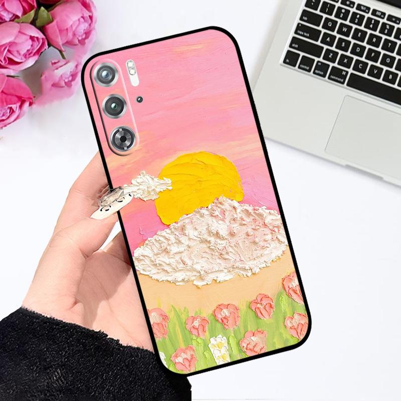 

For Nubia RedMagic 9S Pro Case REDMAGIC 9S Pro+ Soft Silicone TPU Phone Cover For ZTE nubia RedMagic 9 Pro Plus Painted Bumper RedMagic 9S Pro