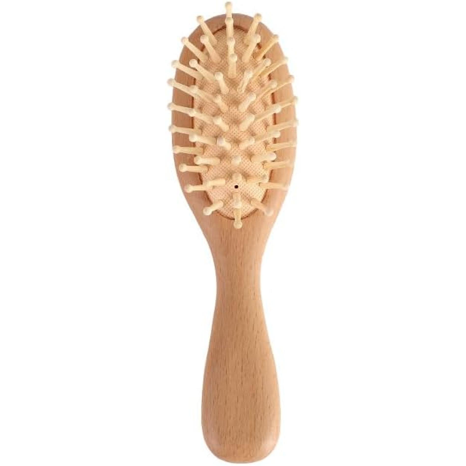 

Comb Hair Comb Portable Beech Rubber Comb Gift Nursing Massage Comb Comb