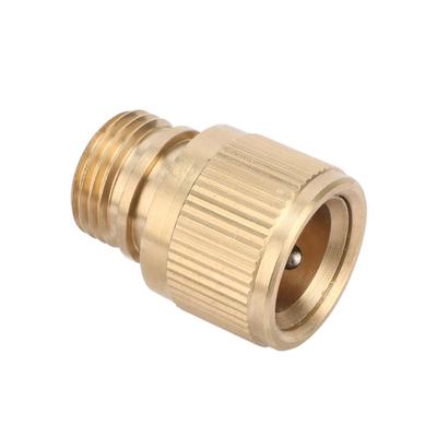 1/2" Brass Male Thread Quick Connector Garden Water Connector Car Wash Pipe Quick Connection Adapter Faucet Joint Couplings