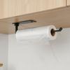 Self-Adhesive/Drilling Mount Kitchen Roll Dispenser Under Cabinet Hanging Towel Roll Stand  Sink