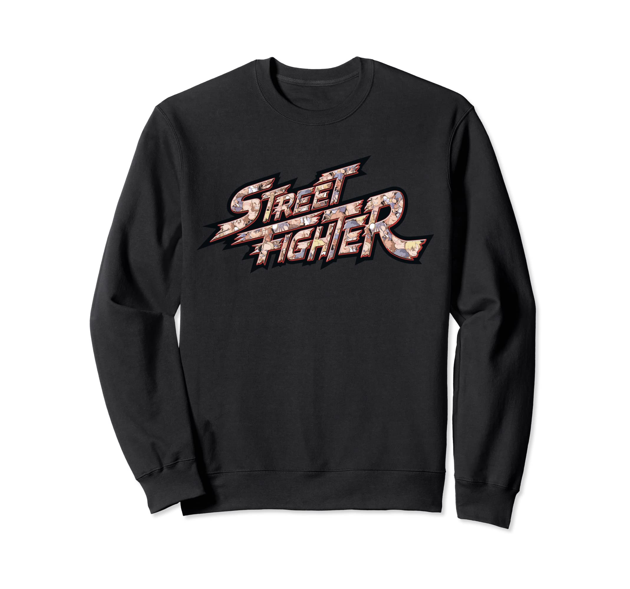 Свитшот US Street Fighter + Узор с логотипом Чиби 01