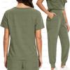Multicolour Jogger Suit Doctor Nursing Uniform Pocket Top Pants Nurse Scrub Set Medical Clinical Clothes Surgical Uniforms Woman