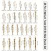 Titan-Schlagbohrer-Set - 30 Stück Sechskantschaft HSS, 1/16"-1/2" Sechskantschaft Bohrer-Set, Schnellwechsel-Design, für Holz, Stahl, Metall