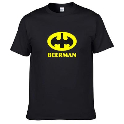 2025 Hot Sale Men's Beer Man Fashion Printing T-Shirt 100% Cotton Oversized Classic Funny Graphic Tees for Men Women Summer Tops