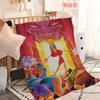 The E-Emperors N-New Groove DSN Blanket Blanket for Couch Sofa Travel Home Picni Flannel Blanket Birthday Gift Warm Comfortable