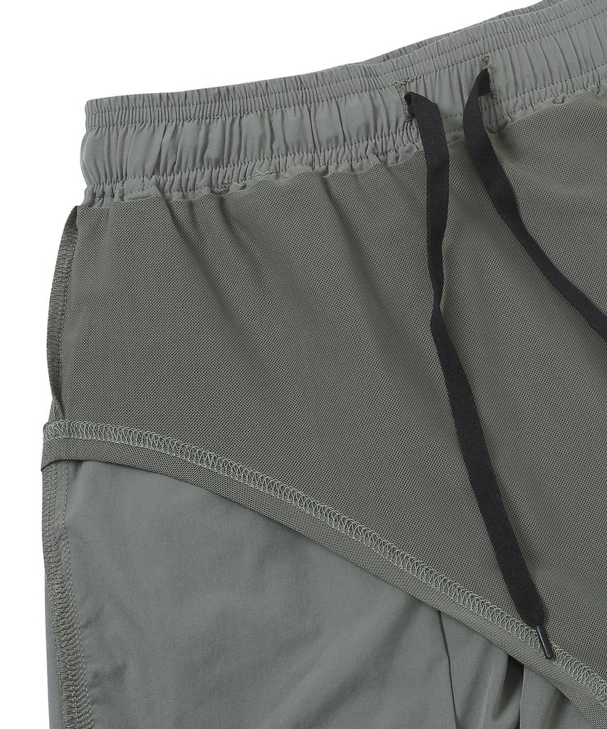 Michikoleondeonseupocheu Multi-Sports Shorts (Functional For Swimming, Fitness, And Running) Khaki
