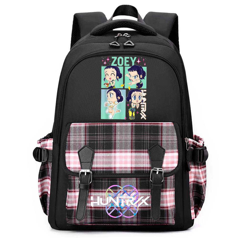 Anime K-Pop Printed Large Capacity Backpack for Teenger Student Girl Boy Schoolbag Bookbag Women Large Capacity Waterproof Travel Bag Kid Gift
