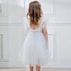 2025 New Girls' Summer Bowknot Mesh Dress - Lightweight Children's Fashion