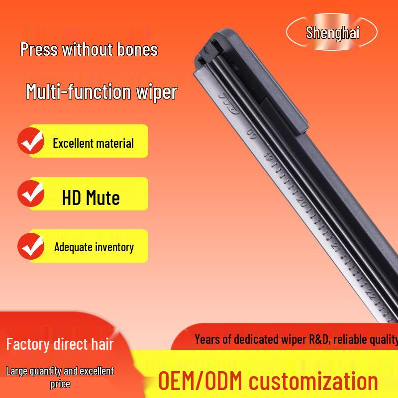 Frameless Car Windshield Wiper Connector Adapter - Silent Blade Replacement 18 inch/450mm