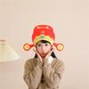 Chinese God Of Wealth Hat With Soft Padding Breathable New Year Party Hat For Family Gatherings And Festival Decoration
