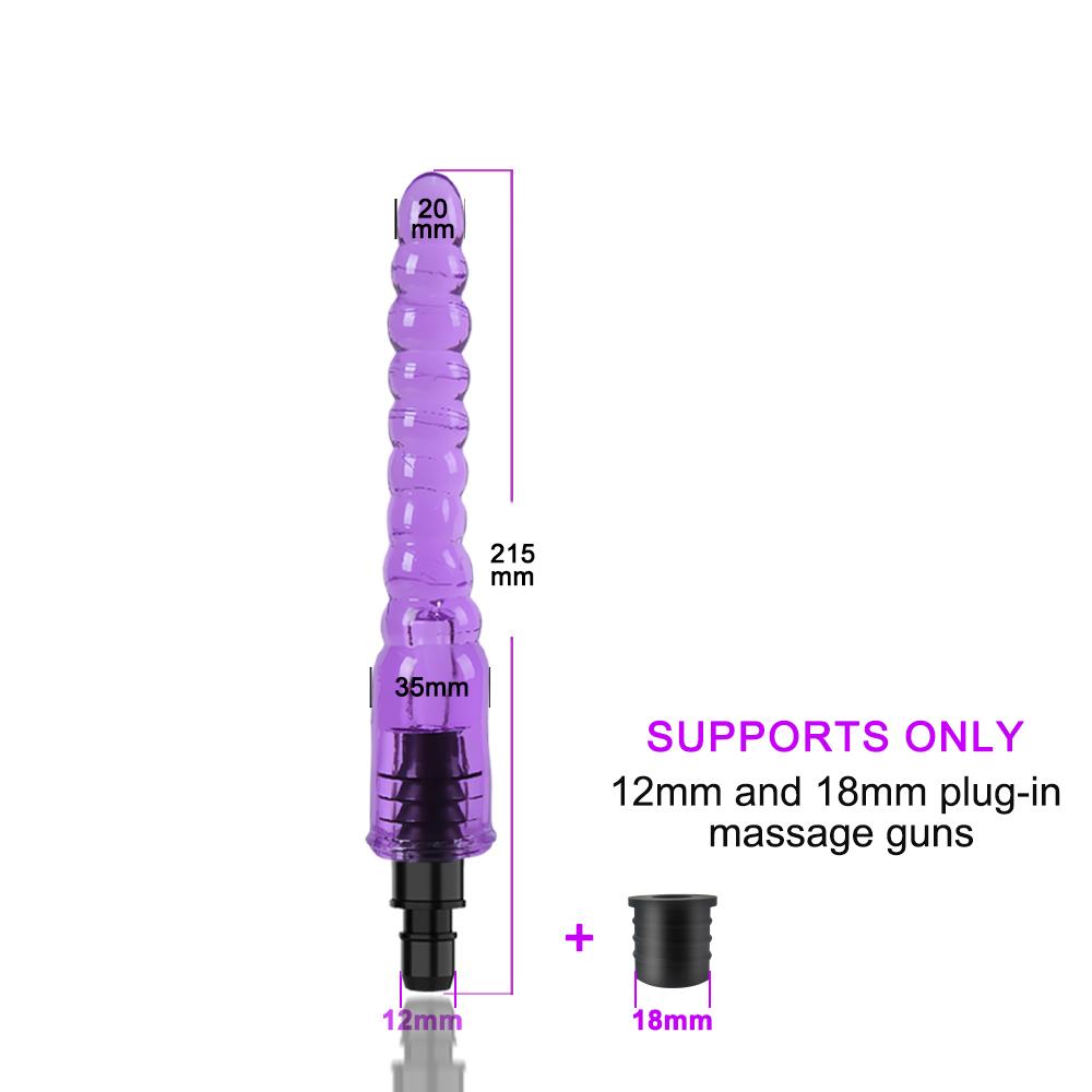Massage Gun Head Automatic Sex Machine Male Female Sex Toy Masturbator Enhance Pleasure Dildo Vibrator Adult Gift for Couples 18