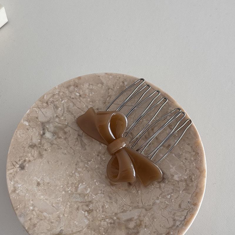 Small Size 7 Teeth Insert Comb Clip Women Hair Styling Hairpins Women Headwear Jewelry Bangs Broken Hair Comb Clip Girls Gifts