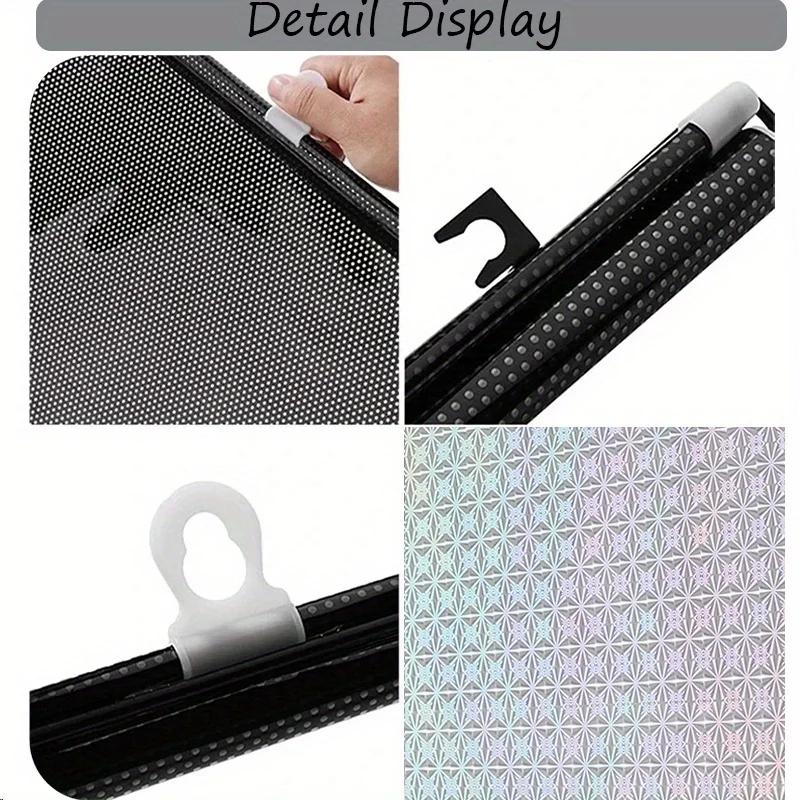 Universal Roller Blind Suction Cup Sunshade Window Shade Nailfree Easy Install Adjustable Curtain for Car Bedroom Kitchen Office