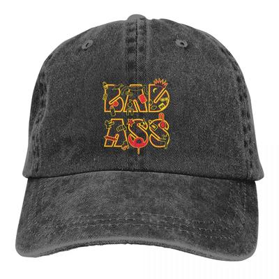 Hashbrown Badass Baseball Caps Peaked Cap Cobra Kai Sun Shade Cowboy Hats for Men Trucker Dad Hat