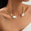 Fashionable Irregular Imitation Pearls Rings and Bracelet In French Baroque Designs Jewelry Accessory for Ladies