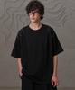 Tener Shoulder Pleated Hotpiece T-Shirt (Black)