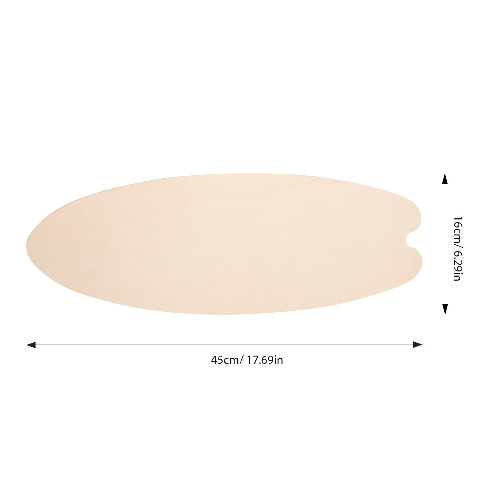 

3Pcs Blank Wooden Surfboard Wall Hanging Decor Unfinished Sign Party Wood Craft Wall Decor Bathroom Signs Outdoor 45.00X16.00X0.40CM