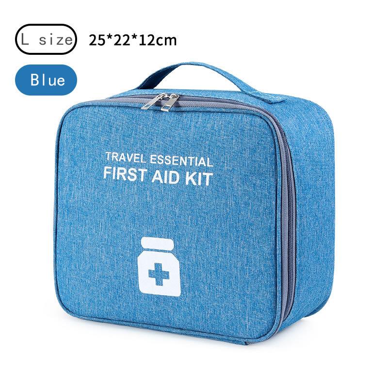 Medicine Bag Home Family First Aid Kit Large Capacity Medicine Organizer Storage Bag Travel Survival Emergency Empty Portable