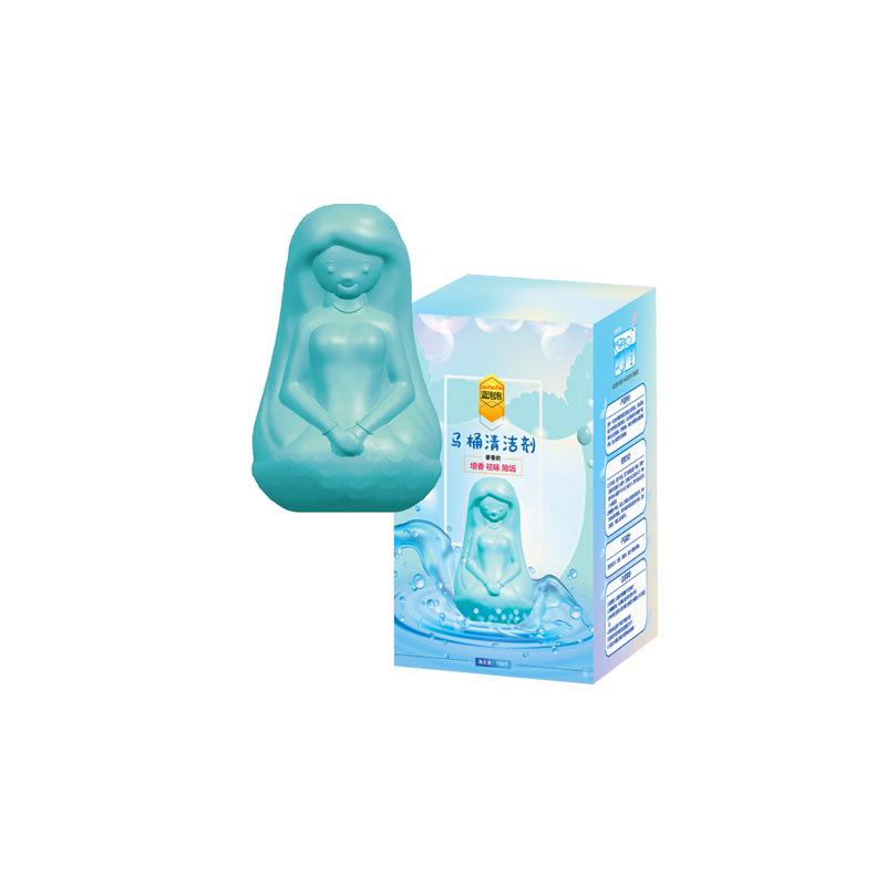 150g Fragrant Toilet Cleaner with Customized Fragrance, Blue Bubble Style