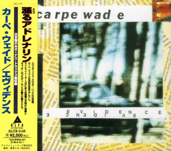 

CD CARPE WADE - Evidence ALCB3149 A West Side Fab 1996 Japan ObiRock Used