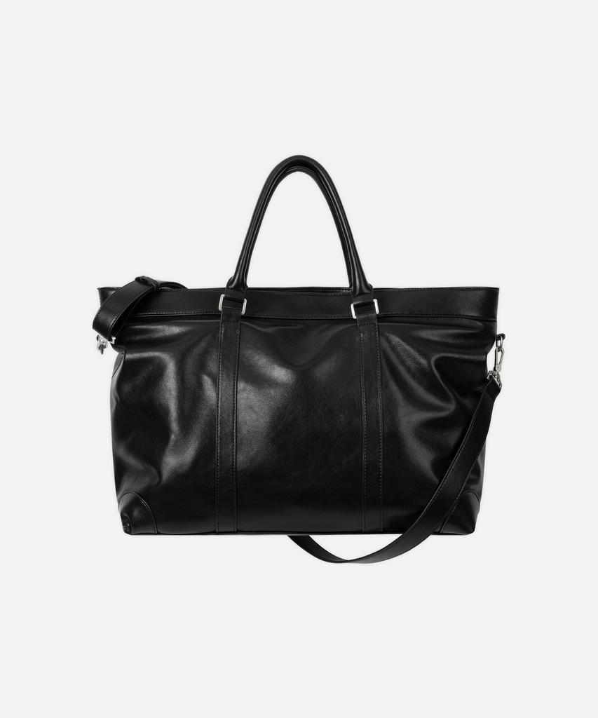 Draw Fit Vans Leder Crossbody Tote Tasche [Schwarz]