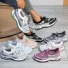 Spring and Autumn New Women's Shoes Sneakers Flying Woven Mesh Shoes Shallow Mouth Lightweight Casual Shoes Comfortable Versatile Single Shoes