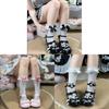 Lolita Butterfly Bow Lace Ankle Socks With Antibacterial Nylon For Girls Spring Summer