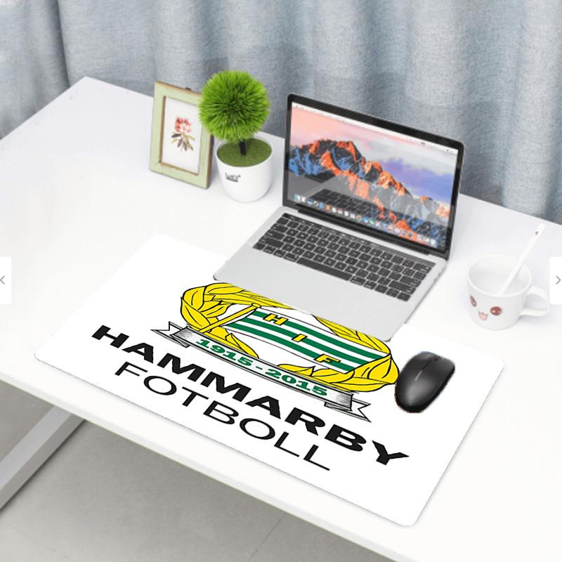 Hammarby IF Print Mouse Pad, Anti‑Slip Desktop Keyboard Mat, for PC Laptop Gaming Working Daily Use, Cool Festival Birthday Gift