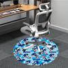 1 Stück Sonic the Hedgehog Stuhlteppich für Büro, Innenbereich Rutschfester Waschbarer Polyesterfaserteppich, Matte für Büro, Maschinenwaschbar