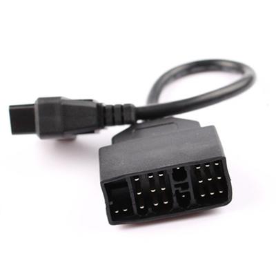 Para Toyota OBD Connect 22 Pinos 22pin Macho para OBD2 OBDII DLC 16 Pinos 16pin Fêmea Cabos Adaptadores de Conexão Cabo de Diagnóstico
