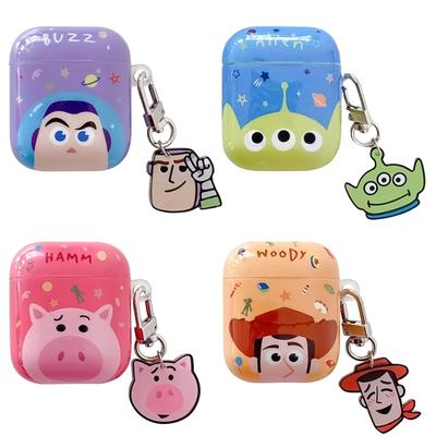 Buzz Lightyear Alien Case for AirPods 1st Generation and AirPods 2nd Buzz Lightyear Alien AirPods Matte Drop Full Wireless Charging Buzz Lightyear