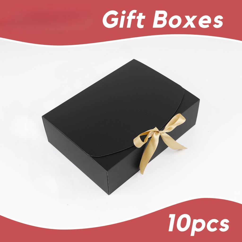 10pcs Gift Box, Gift Packaging with Covered Paper, Proposal Box, Suitable for Birthday Parties, Weddings, Valentine's Day Gifts