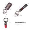 Leren Sleutelhanger Auto Styling Embleem Metalen Hanger Voor Mitsubishi Pajero Colt I200 Space Delica Triton Ralliart Ex Mirage Jinxuan