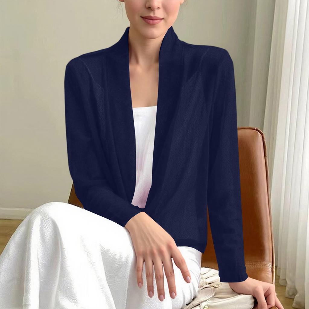 Damenmode Lässig Mode Schnürung Zwei-Wege Strickjacke Temperament Stretch Jacke